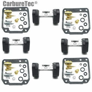 For Yamaha FZ600 1986 1987 1988 Carb Carburetor Repair Kit Chamber Seal Float Valve Seat Main Pilot Jet Air Mixture Scre