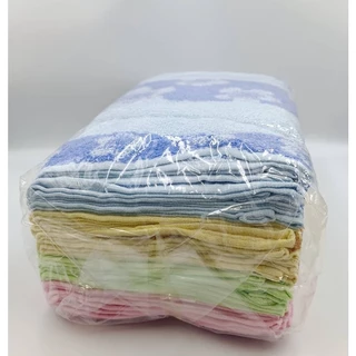 ผ้าขนหนู ผ้าเช็ดผมแบบลาย คละลาย คละสี หรือสีพื้น ขนาด12*27 นิ้ว ( 1 โหล 12ผืน ) 1 ออเดอร์สั่งได้ 6 โหลนะคะ