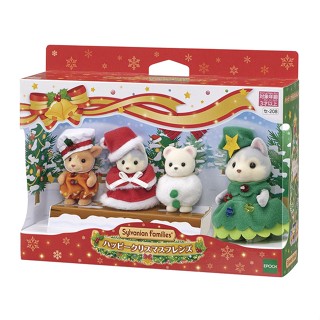 [ส่งตรงจากญี่ปุ่น] Epoch Sylvanian Families Happy Christmas Friends ชุดเซตญี่ปุ่น ใหม่