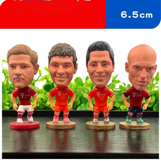 โมเดลฟิกเกอร์ รูปนักฟุตบอล Superstar Sane Muller Lewandowski Alonso ของเล่นสําหรับเด็ก