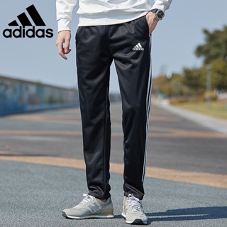 Adidas กางเกงวอร์มขายาวลําลอง ทรงหลวม แนวตรง เหมาะกับการวิ่ง แฟชั่นฤดูใบไม้ร่วง สําหรับผู้ชาย 2022