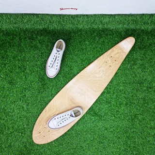 [0301] บอร์ดไม้เซิร์ฟสเก็ต ขนาด 41"x10" WB26" มี Tailหลัง มี Concave หนา 1cm longboard surf skate deck