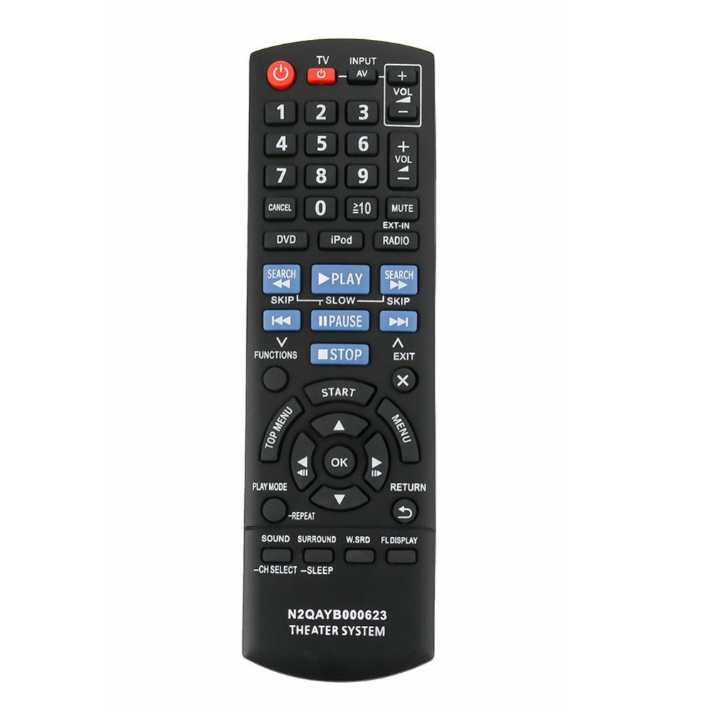 N2QAYB ใหม่000623 รีโมทคอนโทรลสําหรับระบบโฮมเธียเตอร์ Panasonic SA-XH150 SC-PT470 SC-PT475 SC-PT760 