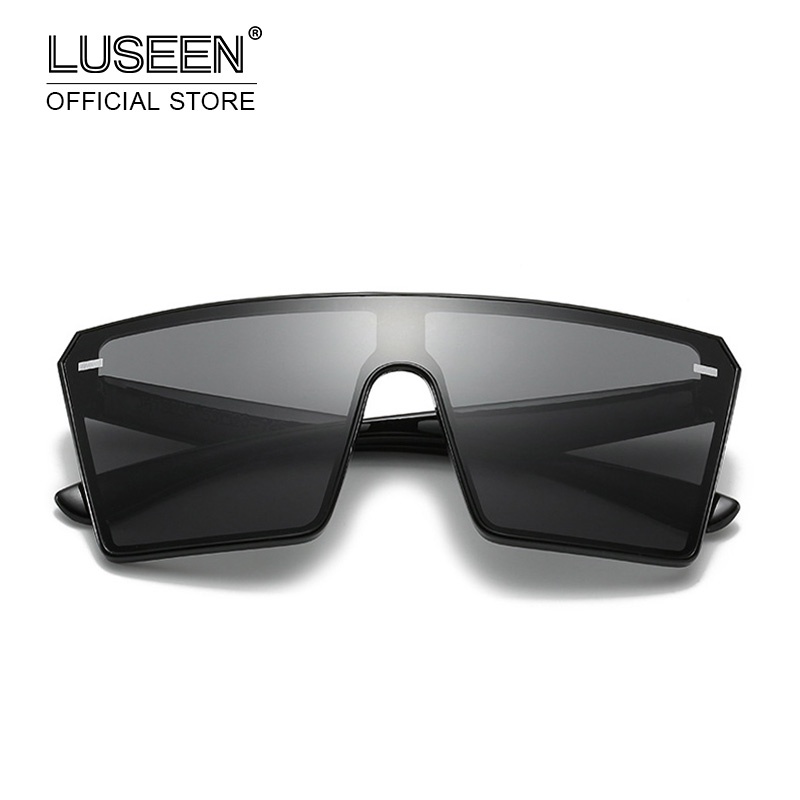 LUSEEN แว่นกันแดดดำเท่ๆ แว่นใหญ่ๆ AG1137