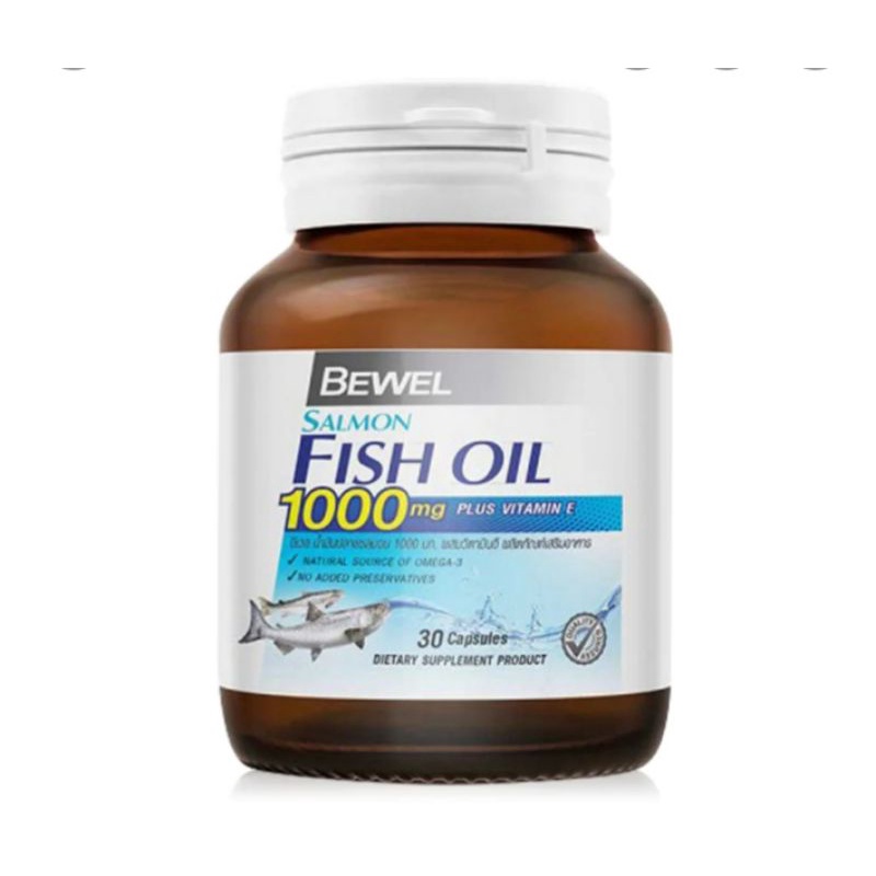 Bewel Salmon Fish Oil 1000 Mg Plus Vitamin-E 30 Capsule