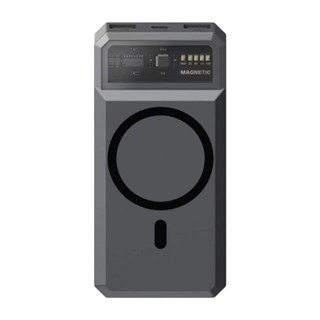 พาวเวอร์แบงค์  Eloop EW55 PD 20W Magnetic 20000 mAh สีเทา/ Grey แถมซอง &amp; สายชาร์จ .