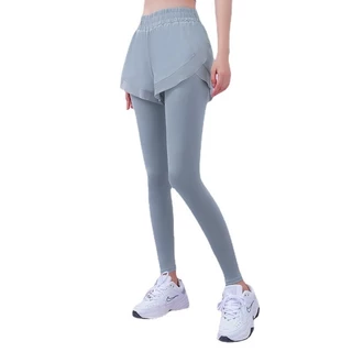 (YOGA-039) กางเกงออกกำลังกายผู้หญิงขายาว ใส่วิ่ง โยคะ มีซับในใส่สบาย (รบกวนดูวิดีโอสินค้างานจริงก่อนกดสั่งซื้อ)