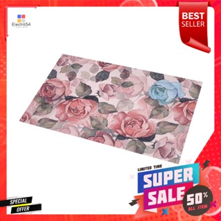 แผ่นรองจาน PVC KECH PRINTED ROSE สีฟ้าPVC PLACEMAT KECH PRINTED ROSE BLUE