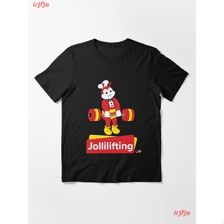 Tee 2022 Jollilifting Essential T-Shirt เสื้อยืด ดพิมพ์ลาย ดผ้าเด้ง คอกลม cotton แฟชั่น sale Unisex