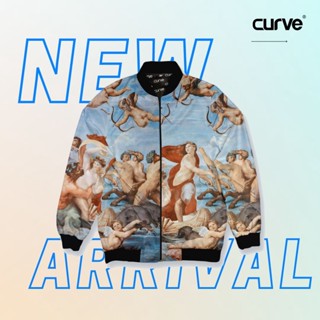 Curve เสื้อแจ็คเกต ลายสดใส 06