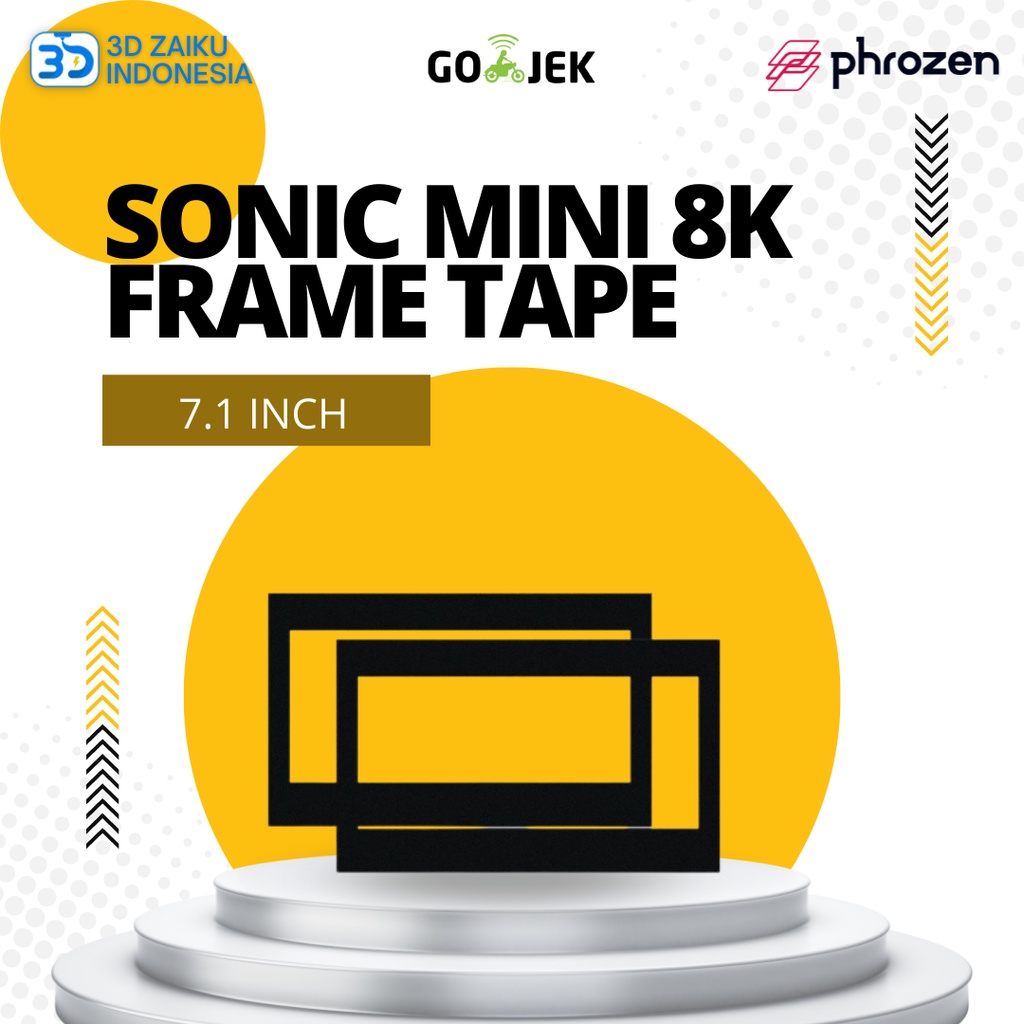 เทปกรอบ LCD Phrozen 7.1 นิ้วสําหรับ Phrozen Sonic Mini 8K