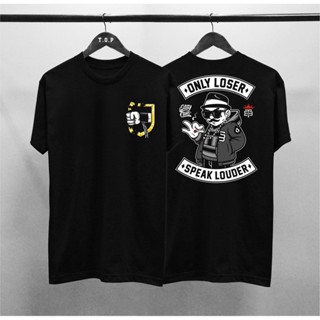 tshirt สําหรับผู้ชาย♛เสื้อยืด F.Pbm Distro เท่านั้นผู้แพ้ Db หวีผ้าฝ้าย 30s / ท็อปส์ซู / เสื้อย q##