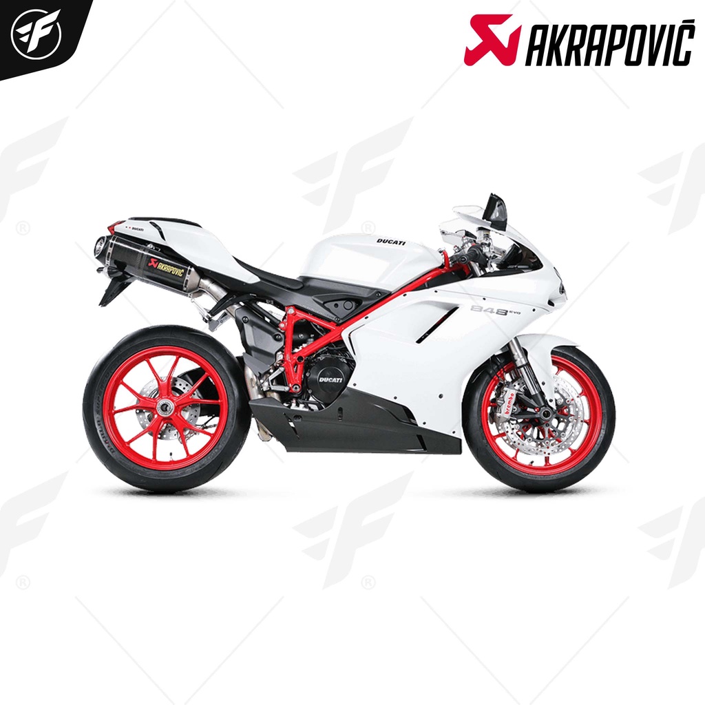 ท่อสูตร/ท่อแต่ง/ท่อไอเสีย Akrapovic Slip on : for Ducati 1098,848evo,1198 Sport