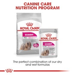 Royal Canin อาหารสุนัขสูตร Mini Exigent 3Kg อาหารเม็ดสำหรับสุนัขกินยาก ขนาด 3 กก.