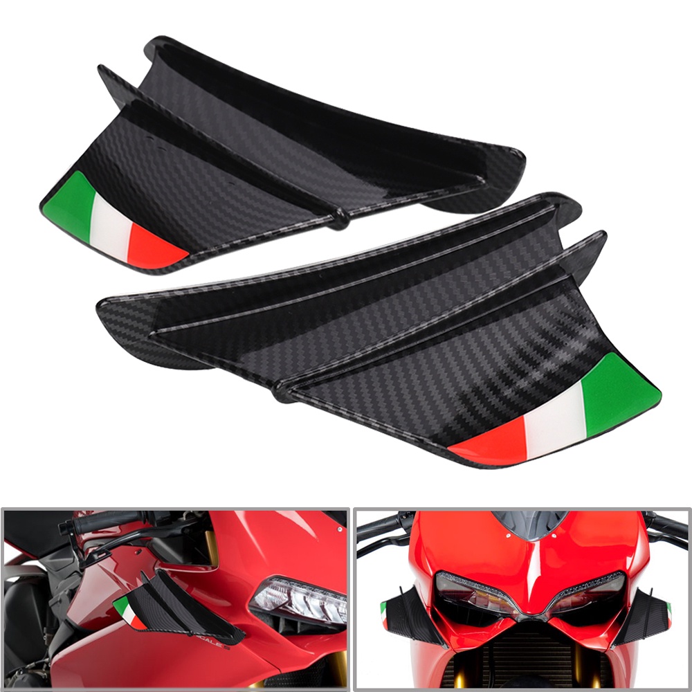 Motorcycle Winglet Aerodynamic Wing Kit For Kawasaki Z800 Z900 Z1000SX Ninja 1000 Tourer Z1000 ZG100