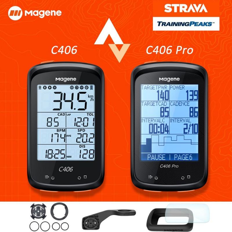 ไมล์จักรยานMagene C460และC406Pro