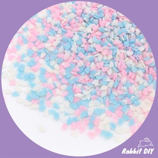 ฟีโม่ Fimo กลิตเตอร์ ก้อนเมฆ โทนสีฟ้า-ชมพูอ่อน ขนาด 4x6 mm. …