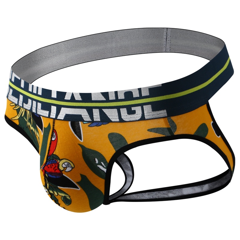 กางเกงในชายชุดชั้นในตาข่าย Qucik-dry สบาย Thong Underpants Soft Jockstrap U Pouch