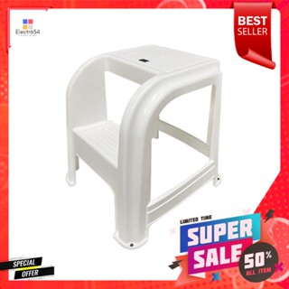 บันไดทางเดียว 2 ขั้น MATALL สีขาวSTEP STOOL MATALL 2-STEP WHITE