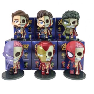 กล่องสุ่ม AVENGERS Infinity War Half Body X-Ray ขนาด 10 cm 6 ตัว/ชุด