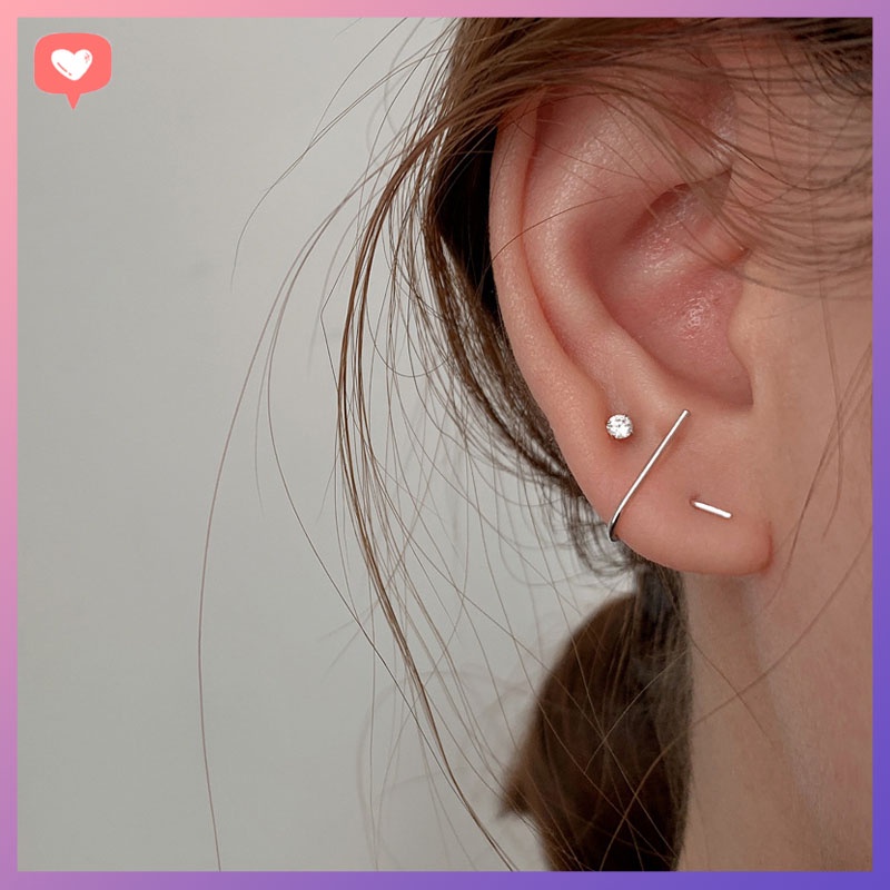 ต่างหูเงินไม่ซ้ําใคร B20 Give.love shop ต่างหูสวยๆ