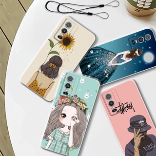 เคสโทรศัพท์มือถือซิลิโคน TPU แบบนิ่ม ลายเด็กผู้หญิงสวย สําหรับ VIVO Y76 5G Y76s