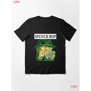 2022 Spunch Bop Funny Shirt Essential T-Shirt ผู้หญิง ดพิมพ์ลาย เสื้อยืดผ้าฝ้าย คอกลม cotton แฟชั่น sale Unisex