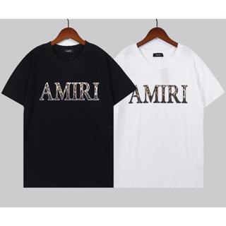 เสื้อแฟชั่นผญ2022 อื่นๆ เสื้อคู่รัก Tee - Amir แฟชั่นพิมพ์ผ้าฝ้าย Unisex เสื้อยืดแขนสั้น เสื้อขาว