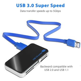 อะแดปเตอร์การ์ดรีดเดอร์ USB 3.0 All in 1 5gbps CF Micro SD MS XD