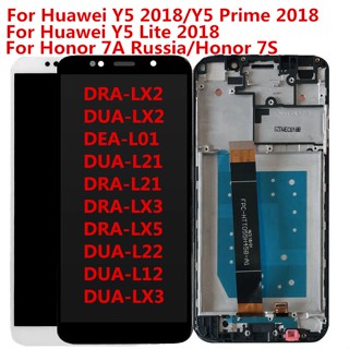 Y5 2018 Display For Huawei Honor 7A LCD Display Honor 7S DUA-L22 L02 LX2 Touch Screen Honor 7A Display Y5 Prime 2018 Rep