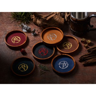 Evening Star Circle Mini Tray | ถาดไม้ ถาดทอย ลูกเต๋า Dice DnD D&amp;D MTG RPG TRPG เกมกระดาน บอร์ดเกม Game Magic เมจิก