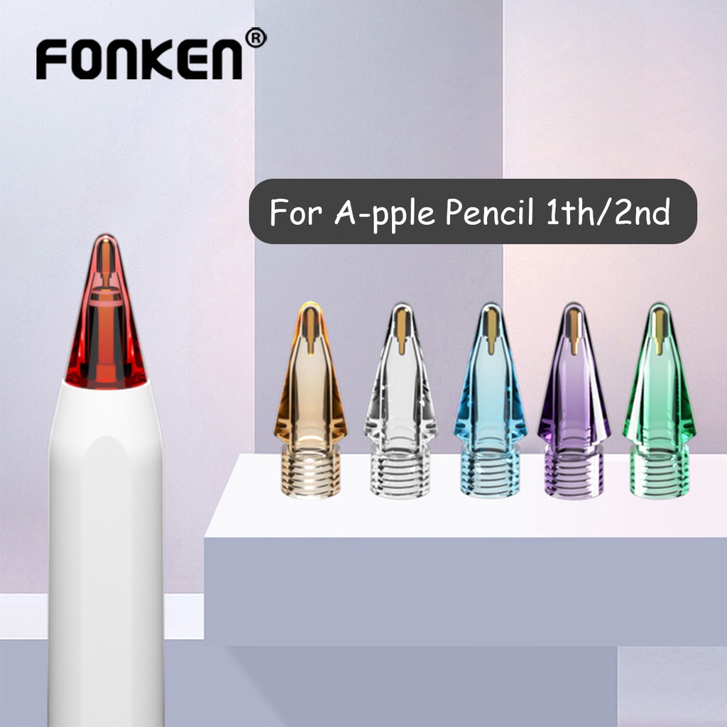 Fonken ปลายปากกาทัชสกรีน แบบเปลี่ยน สําหรับแท็บเล็ต A-pple Pencil Gen 1/2 i-Pad Stylus