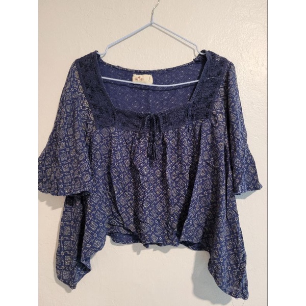 hollister boho crop top