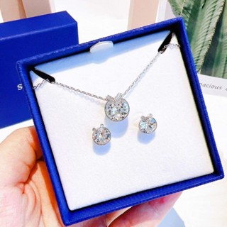 (พร้อมส่ง)*New*SWAROVSKI Bella V set White, Rhodium plated