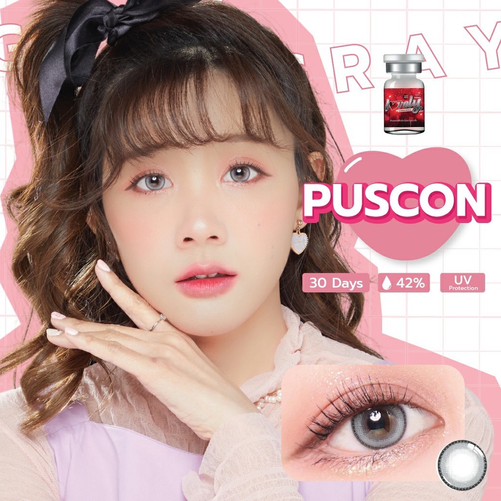 สายตาสั้น 800 Contact Lens  บิ๊กอาย สุดปัง คอนแทคเลนส์ รายเดือน มีอย แถมตลับฟรี เลนส์นิ่ม สวยปังมาก - รูปที่ 5
