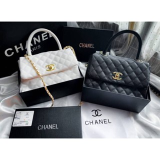 กระเป๋าChanel Coco Bag 10"หนังคาเวียร์มาพร้อมสายสะพายยาว