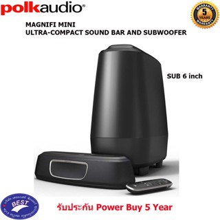 Polk Audio MagniFi Mini Home Theater Compact Sound Bar with Wireless Subwoofer - Black