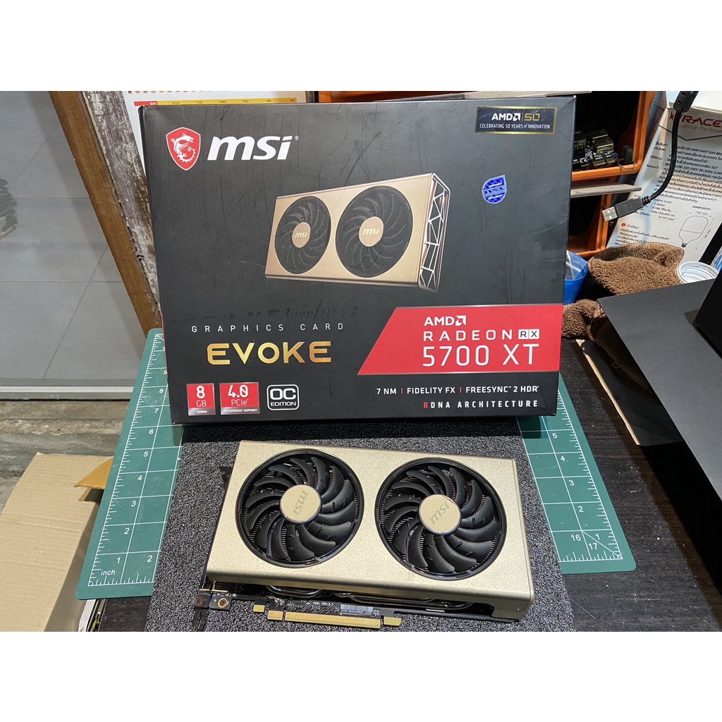 AMD RX 5700XT/8GB MSI EVOKE | Shopee Thailand