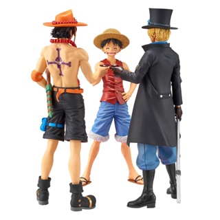 Brother Set ของแท้ JP แมวทอง - Magazine Figure Banpresto [โมเดลวันพีช] (3 ตัว)