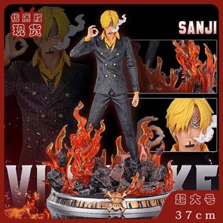 ฟิกเกอร์ Yamaji One Piece Sanji แฟนตาซี โอเวอร์ไซซ์ สีดํา คุณภาพสูง พร้อมฐาน สําหรับประดับ ของขวัญ△