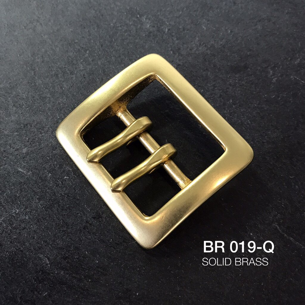 BR019-Q หัวเข็มขัดทองเหลือง ขนาด 38มิลหรือ 1.5นิ้ว แบบ Q** ราคาต่อชิิ้น**