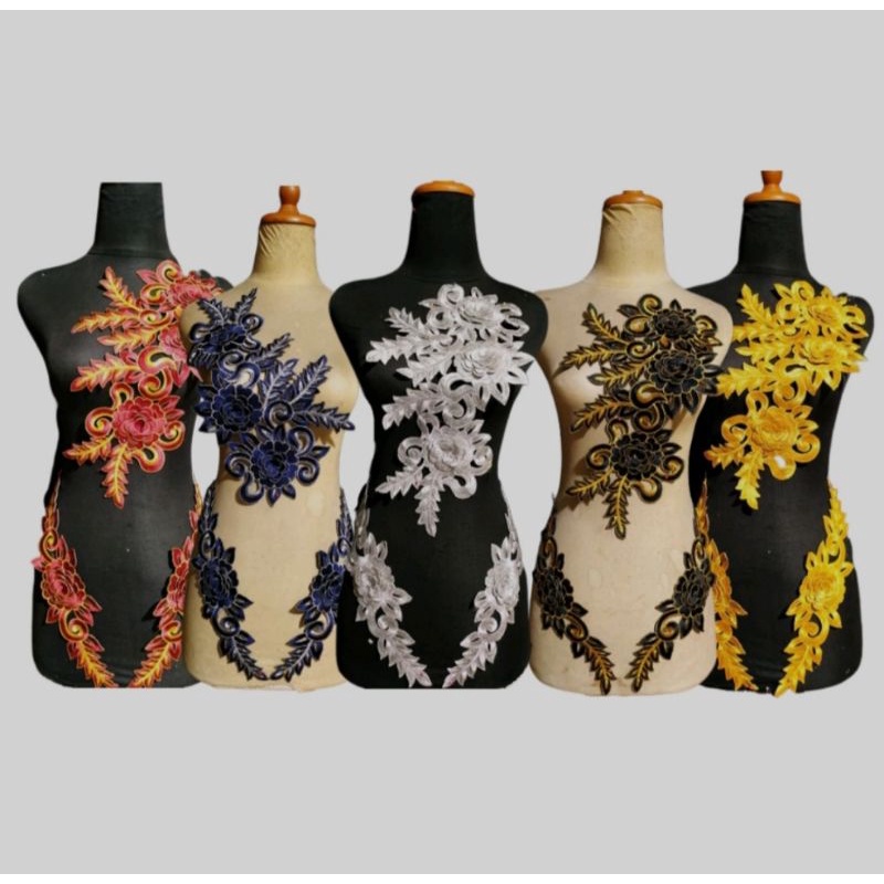 ผ้าลูกไม้ ปักลาย Azura