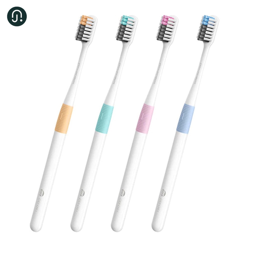 Dr.Bei แปรงสีฟัน ขนแปรงนุ่ม 4 ชิ้นใน 1 กล่อง