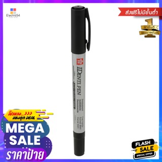 ปากกาเคมี 2 หัว SAKURA สีดำDUAL POINT PERMANENT MARKER PEN SAKURA IDENTI-PEN BLACK