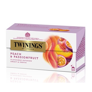 Twinings Peach &amp; Passion Fruit Tea ชาทไวนิงส์ พีช เเอนด์ แพชชั่น ฟรุ้ต