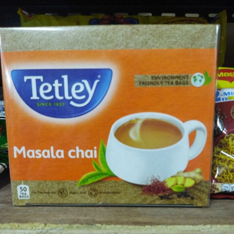 Tetley Masala tea new packing (ชาซองสำเร็จรูป) 50ซอง