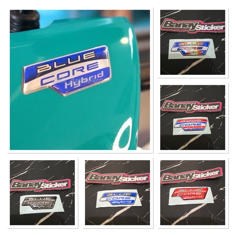 สติ๊กเกอร์ 3D นูน BLUE CORE HYBRID EMBLEM