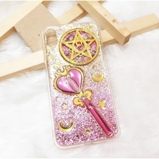 สั่งทำ เคสเซเลอร์มูน เคสกากเพชร เคสชื่อ SailorMoon