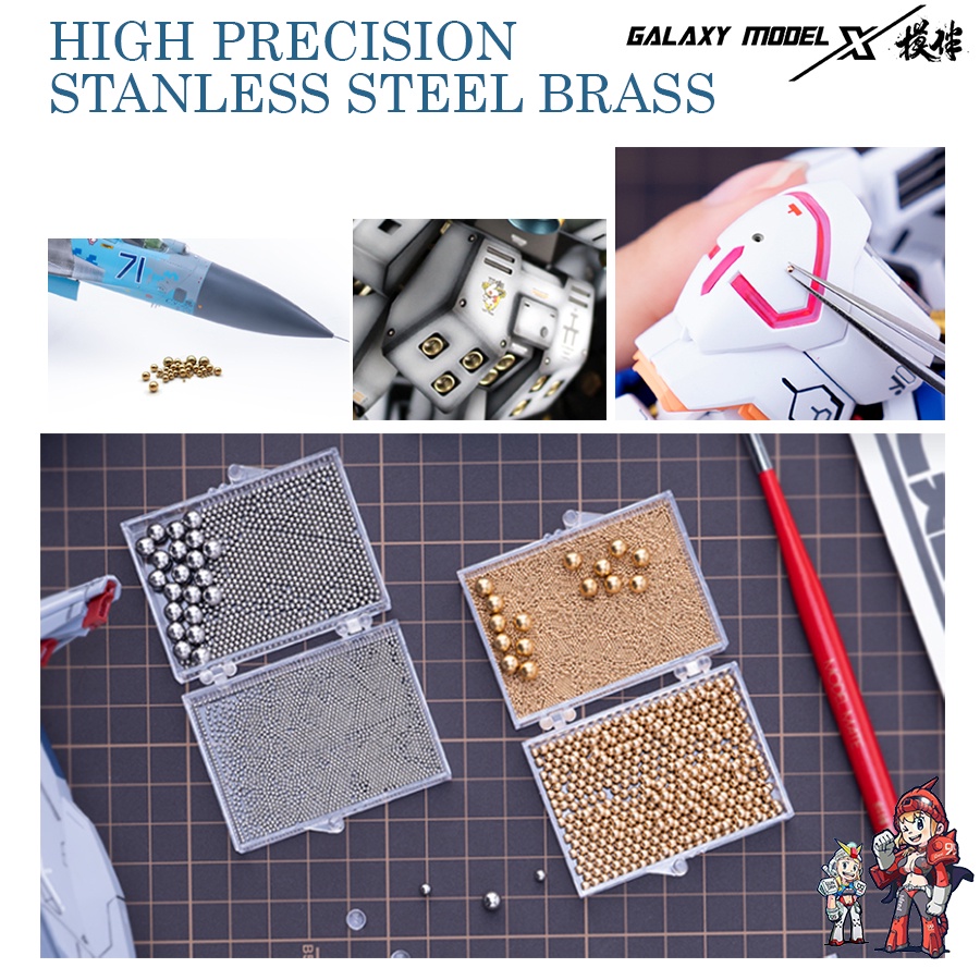 [Galaxy Model X] HIGH PRECISION STANLESS STEEL BRASS T08D01 T08D02 T08D03 T08D04 T08D05 T08D06 T08D0