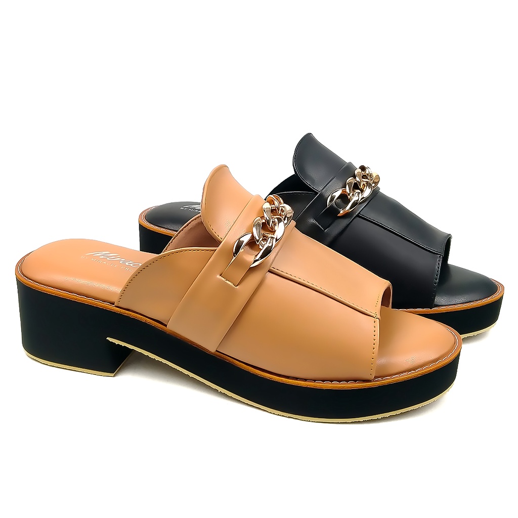 Miracle By Miracle Project - Quince Series 02 รองเท ้ าส ้ นเตารีด 5 ซม